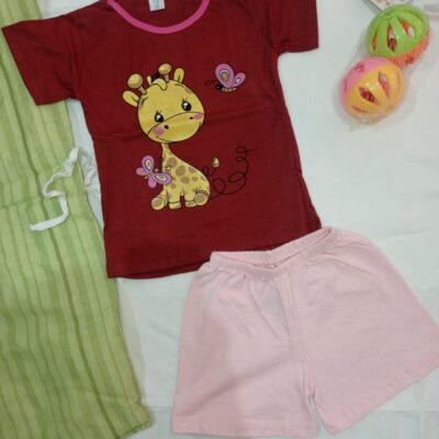 Conjunto Jirafa con Mariposas