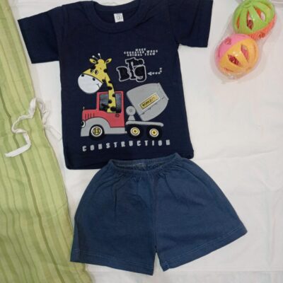 Conjunto Jirafa azul