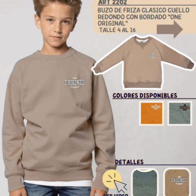 Buzo de frisa clásico "One Original"