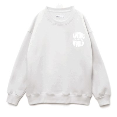 Buzo cuello redondo "Uniting people to the world"