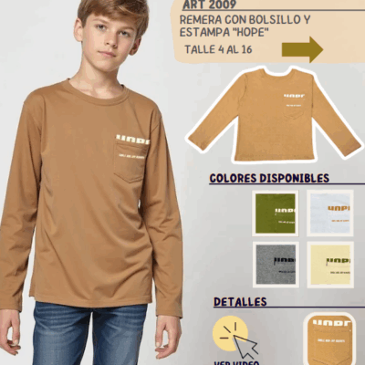 Remera manga larga "Hope"