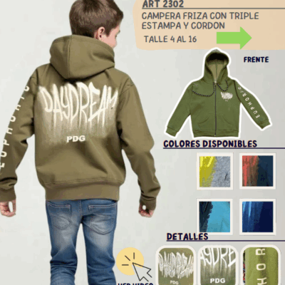 Campera de frisa "Day Dream"