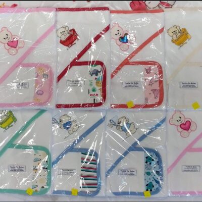 Toalla doble felpa con babita